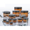 3ml,5ml,10ml,15ml,20ml,30ml,40ml,50ml,60ml,100ml,200ml,240ml,300ml,350ml PETG Jars with black cap